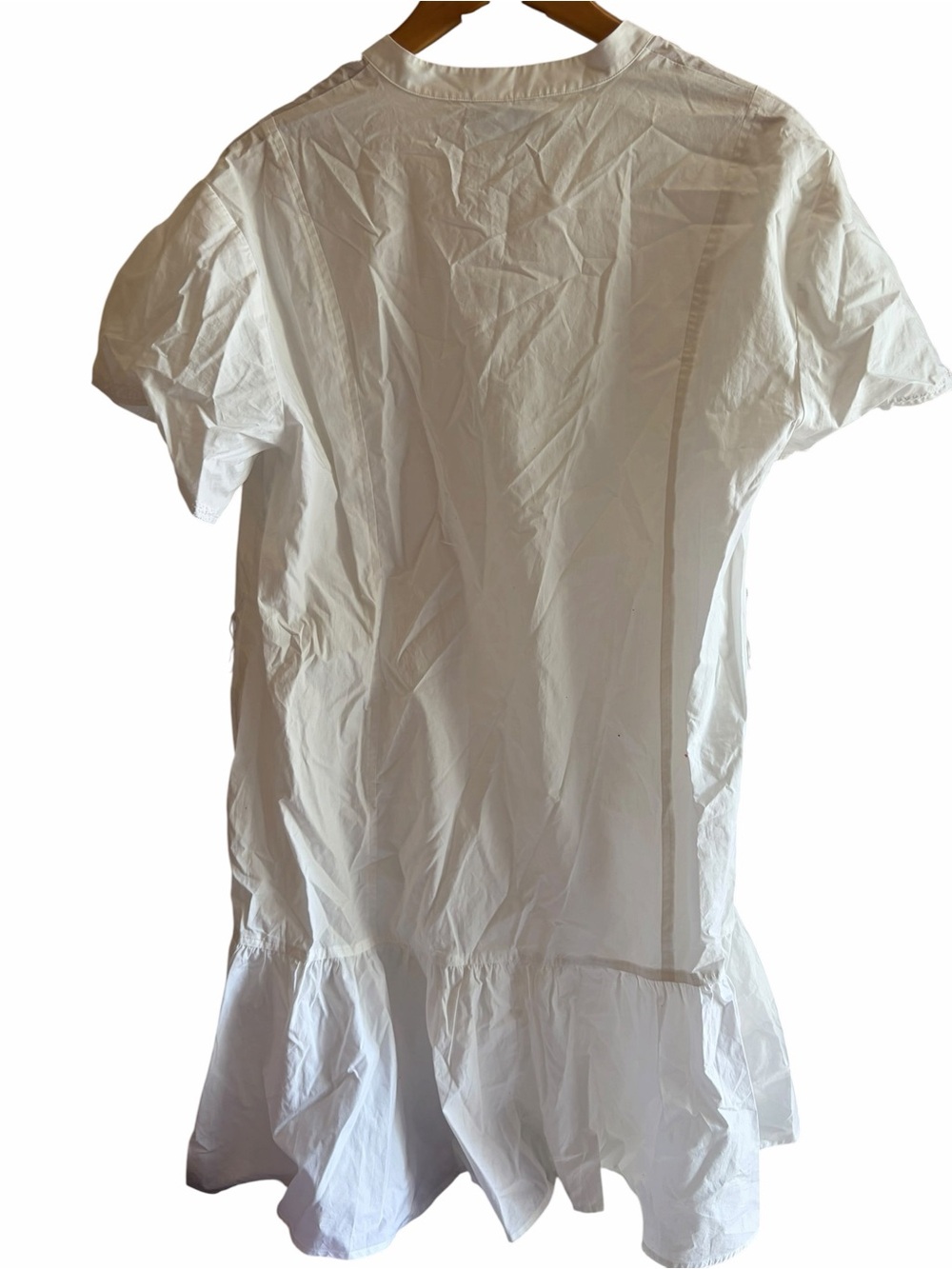 DARLING SOCIETY White Puff Sleeve Drop Waist Dress - Picture 2 of 7